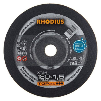 Τροχος Κοπης 180/1,5 Xt 24 Aluminum Top    Rhodius