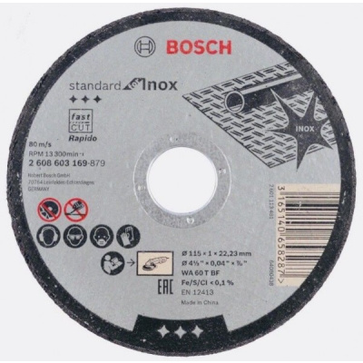 Τροχός Κοπής 115/1,0 standard for Inox      Bosch