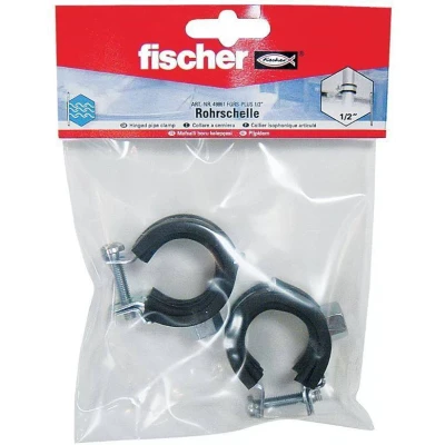 Fischer Fgrs Plus 1/2" B Στήριγμα Σωλήνων Σε Σακουλάκι   2Τμχ