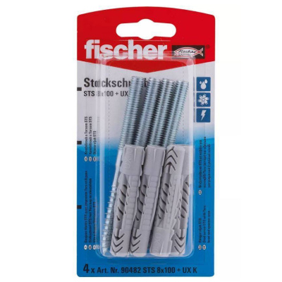 Fischer Sts 8X100 + Ux10 Σετ Μπουζονοστρίφωνο + Βύσμα  4Τμχ