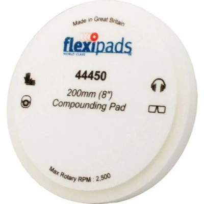 Τροχός Γυαλίσματος Velcro - Σπόγγος 200X30 Σκληρό Λευκό Λείος Flexipads