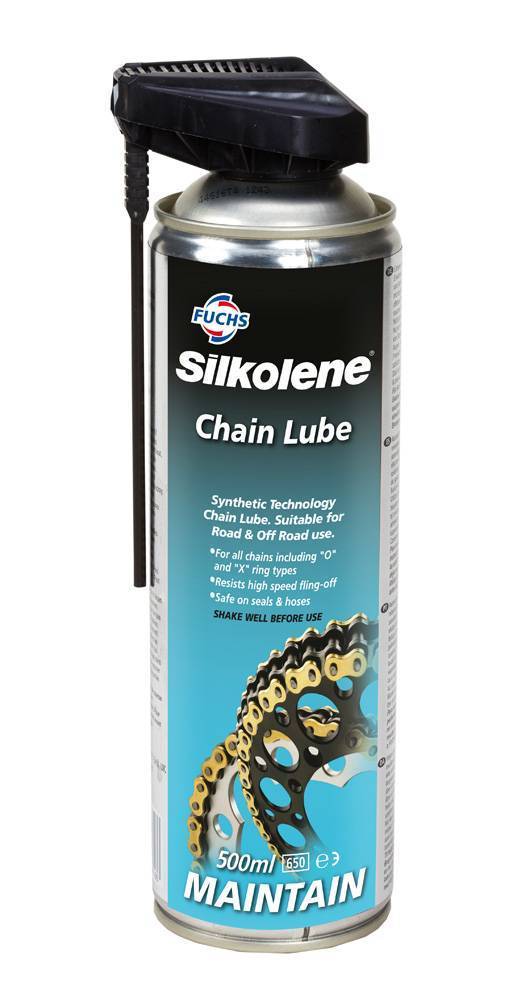 Σπρέυ Γράσσο Chain Lube Ημισυνθετικό     S.Straw 500Ml Silkolene
