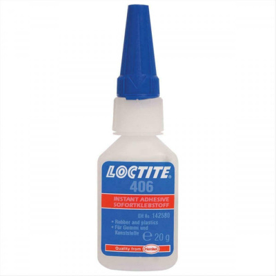 Loctite Υγρή Κόλλα Στιγμής 406 Instant Adhesive Κυανοακρυλική Μεσαίου Μεγέθους 20Gr