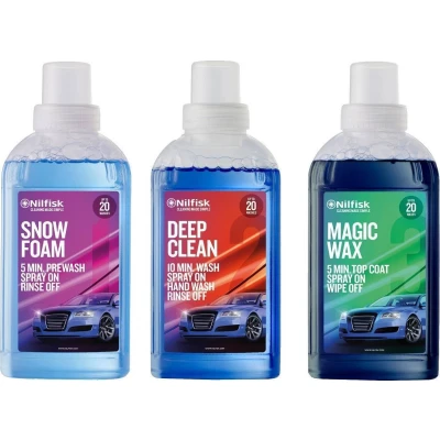 Υγρό Καθαριστικό Πλυστικών Σετ 3Τμχ Snowform/Deepclean/Magicwax 3*0,5Lt  Nilfisk