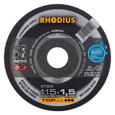 Τροχος Κοπης 115/1,5 Xt 24 Aluminum Top    Rhodius