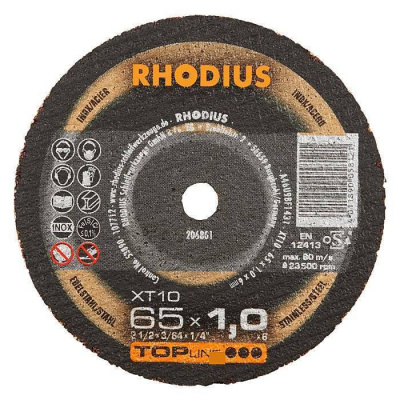 Τροχος Κοπης  65/1,0 Xt10 Inox Top   (D 6) Rhodius