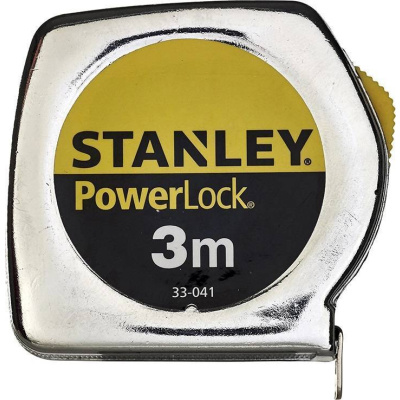 Μετροταινία Μεταλλική 3 M X 19 mm Stanley Powerlock 033041